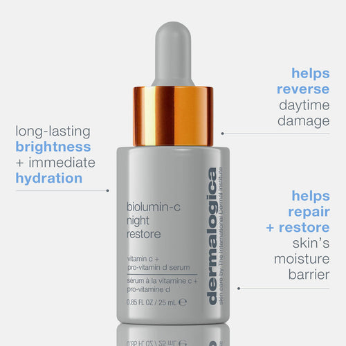 BioLumin-C Night Restore Serum with benefits