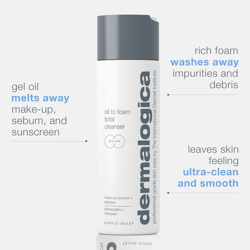 oil to foam total cleanser